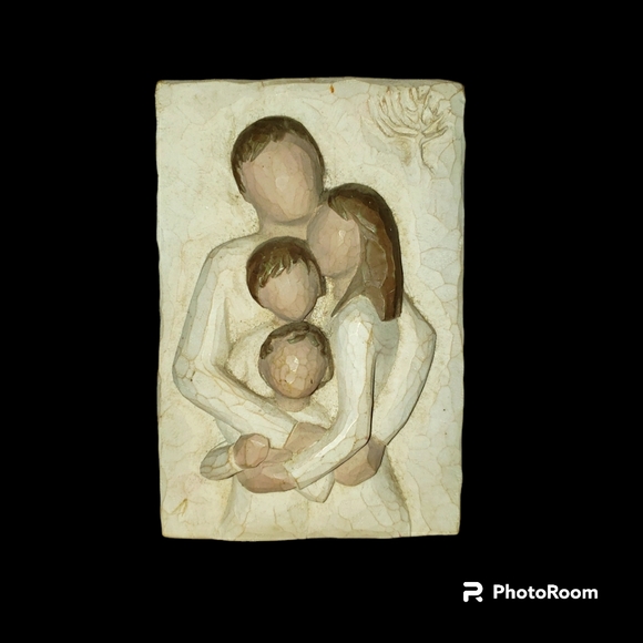 Vintage Willow Tree Family A Lifetime Of Love Plaque - Picture 1 of 10